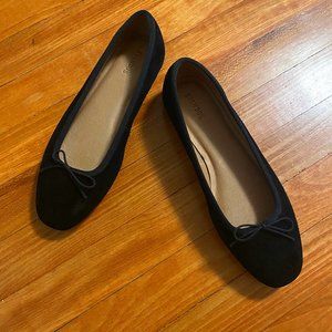 *Never worn* black Soludos ballet flats, size 8